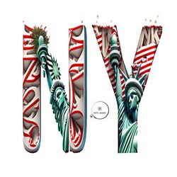 New York Christmas png, New york png, Statue of Liberty png, Christmas png, New York City png