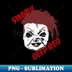 Simply Deep Red - Stylish Sublimation Digital Download - Bring Your Designs to Life