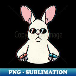 Follow The White Rabbit by Tobe Fonseca - Exclusive Sublimation Digital File - Bold & Eye-catching