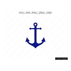 Anchor SVG, Anchor, Sea Svg, Summer Svg, Sailor Monogram Svg, Sea Svg, Ocean Svg Cut Files, Cricut, Silhouette Cut Files
