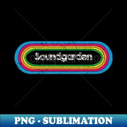 sound ll rainbow retro - PNG Transparent Sublimation Design - Transform Your Sublimation Creations