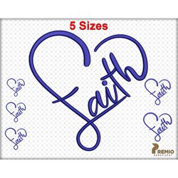 Faith Heart Embroidery Designs, Faith Hope Love Embroidery Design, Machine Embroidery Faith, Faith embroidery designs -