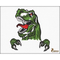 Dinosaur Embroidery Designs, T-Rex Machine Embroidery Design, Dinosaur Boy Birthday, Dinosaur Embroidery Files, 5 Sizes,