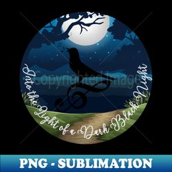 Music Blackbird Singing - High-Quality PNG Sublimation Download - Bring Your Designs to Life