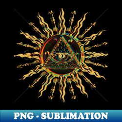 The All Seeing Eye - PNG Transparent Sublimation Design - Transform Your Sublimation Creations