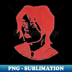 Gerard Way linocut - PNG Transparent Sublimation File - Unleash Your Inner Rebellion