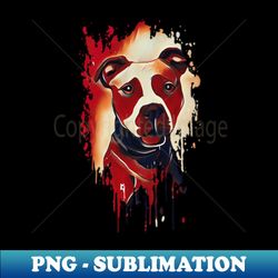 Pitbull dog Tie Dye art design - Stylish Sublimation Digital Download - Transform Your Sublimation Creations