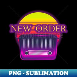 new order retro - Modern Sublimation PNG File - Bold & Eye-catching