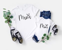Mama And Mini Shirt Png, Mother And Daughter, Mothers Day Gift, Mama Shirt Png, Mini Shirt Png,Baby Shower Gift, Cute Mo