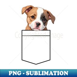 Puppy Breast Pocket Bag - Exclusive Sublimation Digital File - Instantly Transform Your Sublimation Projects