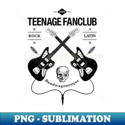 Teenage Fanclub Guitar Vintage Logo - Modern Sublimation PNG File - Unlock Vibrant Sublimation Designs