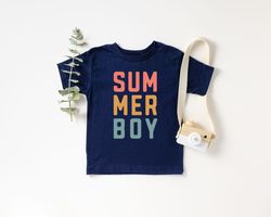 Summer Boy Toddler Shirt Png,Summer Boy,Summer Kids Shirt Png,Retro Summer,Summer Quote,Cute Summer Kids Tee
