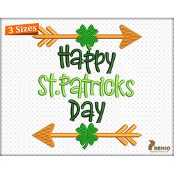 Happy St. Patrick Day Machine Embroidery Design, St Patricks Embroidery Design, Happy St. Patricks Day Embroidery Design