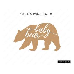 baby bear svg, bear svg, country svg, mama bear clip art, bear silhouette svg, mother's day, mama and baby, cricut, silh