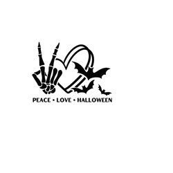 Skeleton Peace Sign, Skeleton Peace Hand, Skeleton Hand Instant Download SVG, PNG, EPS, dxf, jpg digital download.