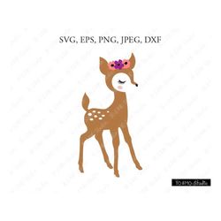 Reindeer SVG, Deer svg, Christmas SVG, Reindeer Head Svg, Deer Clip Art, Reindeer Face SVG, Christmas Reindeer, Cricut,