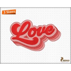 Love Embroidery Design, Valentine's Embroidery Design, Love Machine Embroidery Design Pattern, LOVE Valentine's day embr