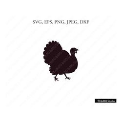Turkey SVG, Thanksgiving Turkey Svg, Thanksgiving Clip Art, Turkey Clipart, Thanksgiving SVG, Cricut, Silhouette Cut Fil