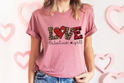 Love Valentines Yall Yall Shirt Png,  Cute Happy Valentines Day Shirt Png, Leopard Cheetah Valentines day, womens Shirt