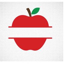 Apple Name Frame SVG, Apple Monogram Frame Svg, Apple Svg, Teacher Svg, School Svg, Cut Files, Cricut, Back to school, A