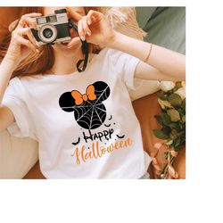 Happy Halloween Shirt, Mickey Mouse Halloween Shirt, Disney Halloween Shirt, Disneyland Tee, Disney World Vacation T-Shi
