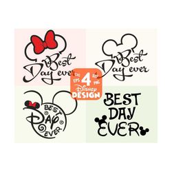 Best Day Ever SVG / Disney SVG and png instant download for cricut and silhouette / Disney trip svg, / Minnie Mouse SVG / Disney Vacation