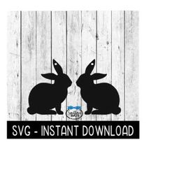 Earring SVG, Bunny Earring SVG, Earring SVG, Instant Download, Cricut Cut Files, Silhouette Cut Files, Download, Print