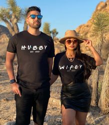 Wifey and Hubby Shirt Png,Mr and Mrs,Just Married Shirt Png,Honeymoon Shirt Png,Wedding Shirt Png,Wife And Hubs Shirt Pn