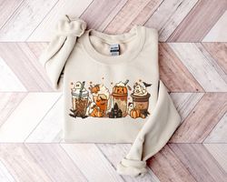 Fall Coffee Shirt Png, Cute Fall Shirt Png, Thanksgiving Shirt Png, Halloween Shirt Png, Fall SweatShirt Png, Coffee Lov