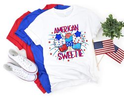 America Sweetie, America, Merica, Patriotic Shirt Png, 4th of July, Independence Day, Patriotic Pig T-Shirt Png,4th of J