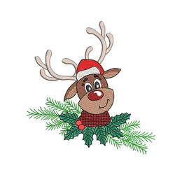 Christmas Reindeer Embroidery File