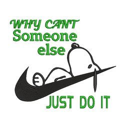 Just do it Mock Machine Embroidery