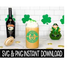 Lucky Spirits SVG, Lucky Spirits PNG, St Patrick's Day SVG, St Patty's Day SvG Instant Download, Cricut Cut File, Silhouette Cut File, Print