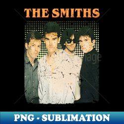 The Smiths Vintage Look 1982  Original Fan Design Artwork - Signature Sublimation PNG File - Unleash Your Creativity