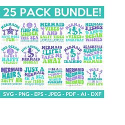 Mermaid SVG Bundle, Magical SVG Bundle, Mermaid SVG, Mermaid Quotes Svg, Ocean Svg, Mermaid Tail Svg, Clam Shell Svg, Cu