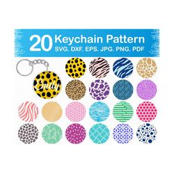 Keychain svg pattern svg designs, Keychains svg files for cricut, Key chain svg silhouette svg, Round keychain svg clipart vector png files