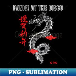 Dragon Streetwear Panic at the Disco - Aesthetic Sublimation Digital File - Transform Your Sublimation Creations