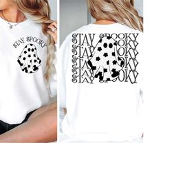 Stay Spooky svg, Retro Halloween svg, Ghost svg, Spooky Season svg, Cricut Cut Files, Halloween Shirt SVG, Halloween SVG for Shirts