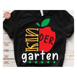 Kindergarten Svg, Back To School Svg, First Day Of School Svg, Kindergarten Shirt, Teacher Apple Svg, Kids School Design