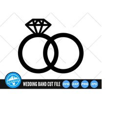 wedding ring svg files | wedding band svg cut files | engagement ring svg vector files | groom and bride vector
