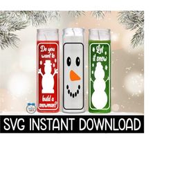 Christmas Candle SVG, Christmas Candle Bundle SVG, 8' Glass Jar Candle SVG Instant Download, Cricut Cut File, Silhouette Cut File Download