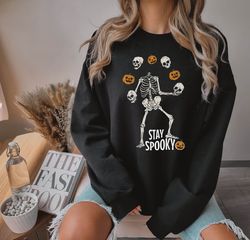 Stay Spooky SweaT-Shirt Png, Halloween Gift Hoodie, Womens Halloween SweaT-Shirt Png, Spooky Season Shirt Png, Ghost Hal