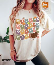 Vintage Gobble Turkey Shirt Png, Gobble Turkey Shirt Png, Thanksgiving Day Shirt Png, T-Shirt Png, Cute Turkey Shirt Png