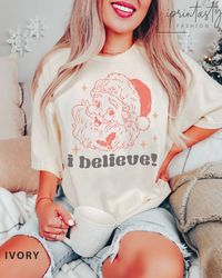 Believe Christmas Shirt Png, Christmas Believe T-Shirt Png, Santa T-Shirt Png, Christmas Shirt Png,   Christmas, Merry C