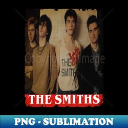 The Smiths - Vintage Design - Elegant Sublimation PNG Download - Bold & Eye-catching