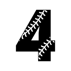 Baseball Numbers Designs, Baseball Dad Svg, Baseball Monogram Svg, Crossed Baseball Bats. Vector Cut file for Cricut