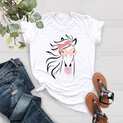 Bubble Floral Horse Shirt PNG, Horse T-Shirt PNG, Gift For Equestrian, Country Shirt PNG, Farmer Shirt PNG,Horse Girl Sh