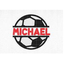 Soccer Ball SVG, Soccer Ball Name Frame svg, Soccer SVG, Digital Download, Cut File, Sublimation, Clip Art, Football SVG