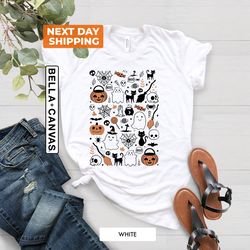 Halloween Shirt PNG, Little Things Doodles Shirt PNG, Ghosts Shirt PNG, Cute Fall Shirt PNG, Pumpkin Shirt PNG, Hallowee