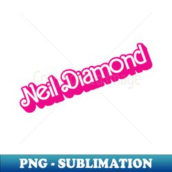 neil diamond x barbie - sublimation-ready png file - bring your designs to life